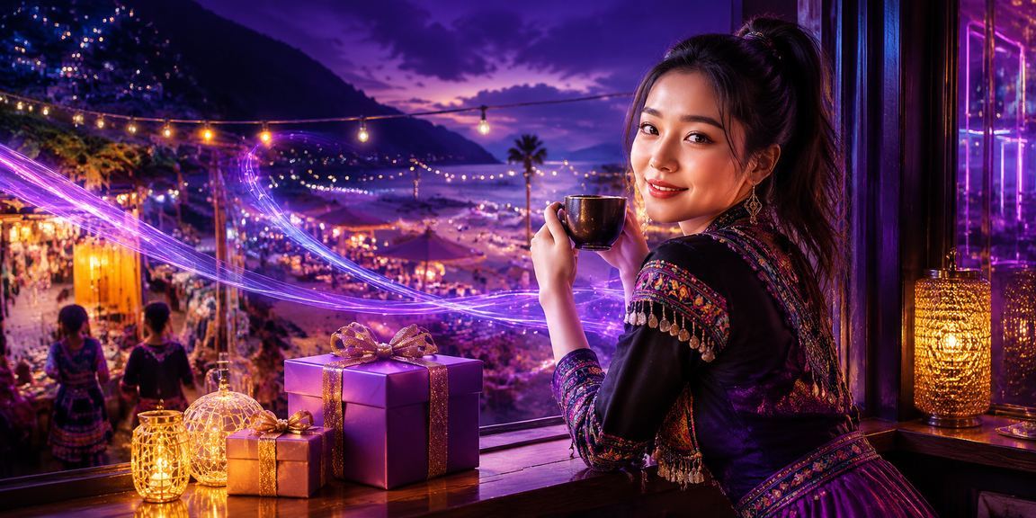 Quán cà phê vùng núi Sa Pa – người dùng thư giãn và trải nghiệm game trực tuyến giữa thiên nhiên